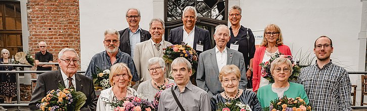 Foto von allen Geehrten aus dem Kreis Wesel